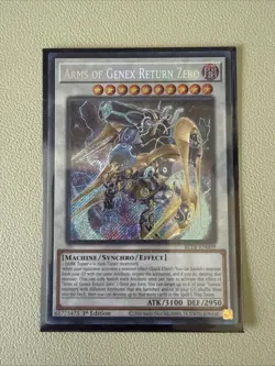 Arms of Genex Return Zero - BLTR-EN009 - Secret Rare 1st Edition NM Yugioh - Image 1