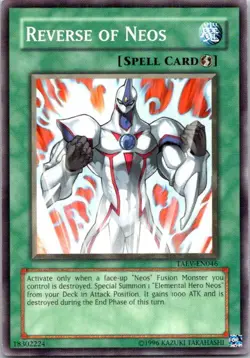 Reverse of Neos #TAEV-EN046 Yu-Gi-Oh! Unlimited Lightly played - Image 1