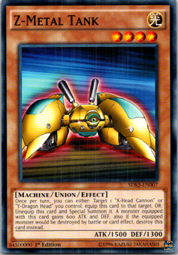 Z-Metal Tank SDKS-EN007 Yu-Gi-Oh! 1st Edition Light Play - Image 1