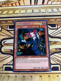 Yugioh Fremdenfuhrerin aus der Unterwelt Secret Rare RA01-EN005 - Image 1