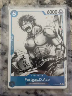 Portgas.D.Ace ST22-010 Parallel - One Piece TCG Starter Deck 22 Near-Mint Foil - Image 1