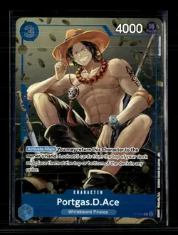 One Piece Card Game Portgas.D.Ace One Piece Promotion Cards PR • P-074 - Image 1