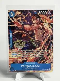 One Piece Portgas.D.Ace Third Anniversary (OP07-053) Rare 6000 Power 5 Cost - Image 1