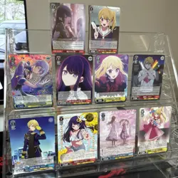 Weiss Schwarz Japanese HOLO SR/RRR Lot - Oshi no Ko & Project Sekai 10 Holos - Image 1