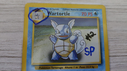 Pokemon TCG Wartortle Evolution Box Error Base Set Card 42/102 - LP #2 - Image 3