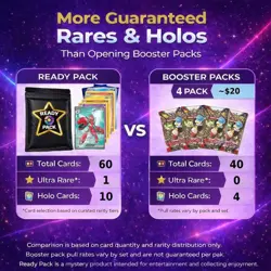 ☆READY PACK☆ 60 Pokemon Card Lot – Ultra Rare GUARANTEED – Perfect Gift for Kids - Image 5