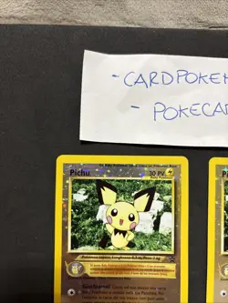 Pokemon Card X2 Pichu 35-Promo-Ita-Holo Reverse-Nm/mint! - Image 3