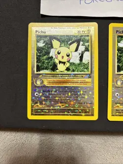 Pokemon Card X2 Pichu 35-Promo-Ita-Holo Reverse-Nm/mint! - Image 4