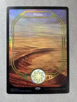 Plains Full Art #88 Foil NM Unsanctioned MTG Card LP - Image 1