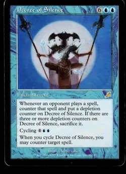 Decree of Silence - Scourge - MTG - Magic the Gathering - LP - Image 1
