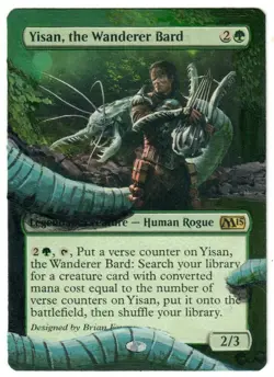 Yisan the Wanderer Bard Altered Full Art MTG Magic Commander cEDH Green Stax - Image 1