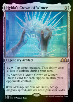MTG Hylda's Crown of Winter Foil ** Wilds of Eldraine ** English - Image 1