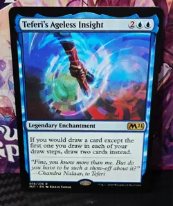 magic the gathering - Teferi's Ageless Insight - Legendary Enchantment - Rare - Image 1
