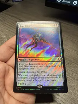 Foot Chopper (Surge Foil) 17 (R) MTG Commander Teenage Mutant Ninja Turtles TMC - Image 2
