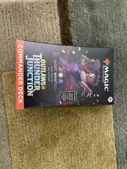 Magic the Gathering Outlaws of Thunder Junction Most Wanted Commander Deck - Image 1