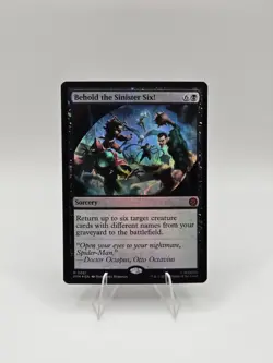 Behold the Sinister Six! Marvel's Spider-Man Foil Near Mint - Image 1