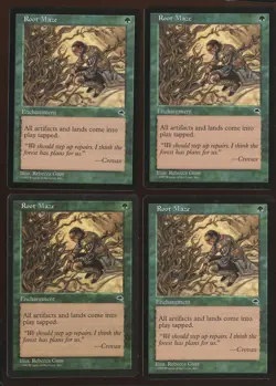 4x Root Maze Rare Ex/LP Tempest Playset Magic the Gathering MTG - Image 1