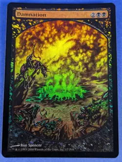MTG Magic: Magic Player Rewards 2008: Damnation Foil #1/7 P08 Promotional - NM - Image 1