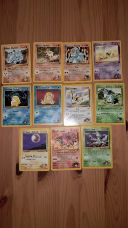 lotto 11 carte pokemon vintage Set Gym Heroes Eng Comuni E Non - Image 2