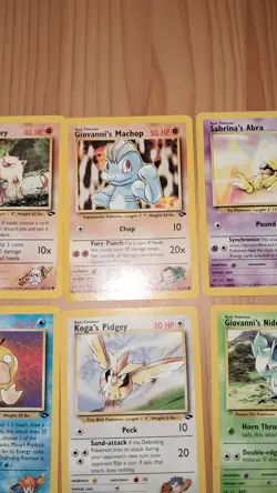 lotto 11 carte pokemon vintage Set Gym Heroes Eng Comuni E Non - Image 5