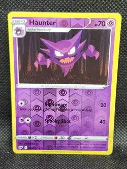 Pokemon Haunter Sword & Shield Base Set Reverse Holo 084/202 NM Condition - Image 1
