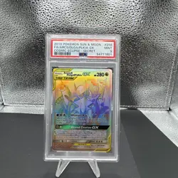 PSA 9 Pokemon Card Arceus Dialga Palkia GX 258/236 Secret Rainbow 2019 - Image 2