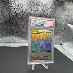 PSA 9 Pokemon Card Arceus Dialga Palkia GX 258/236 Secret Rainbow 2019 - Image 4