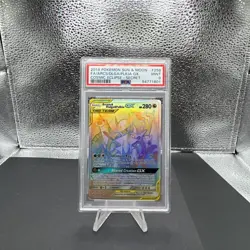 PSA 9 Pokemon Card Arceus Dialga Palkia GX 258/236 Secret Rainbow 2019 - Image 5