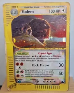Pokemon Card-Golem-Skyridge-148/144-Holo-ENG-Poor - Image 1