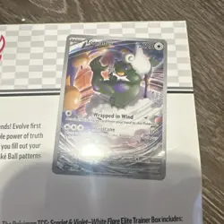 Pokemon Scarlet & Violet White Flare Elite Trainer Box Promo Card & Sleeves 2024 - Image 4