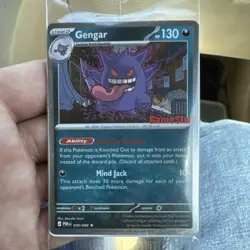 Pokemon Gengar Promo Card GameStop POR 050/088 English (GOOD CENTERING) - Image 1