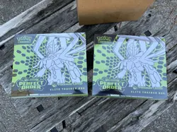 2x Perfect Order Pokemon Center PC ETB Elite Trainer Box. In hand - Image 1
