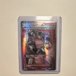 Pokemon Team Rocket's Handiwork Full Art Ultra Rare Holo Fates Collide 124/124 - Image 1