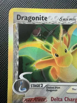Pokemon TCG Dragonite EX Delta Holo Rare Card 3/113 Delta Species 2005 - Image 2