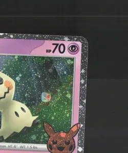 Mimikyu 037/091 Paldean Fates Cosmos Holo Rare Holo Pokemon Card NM - Image 4