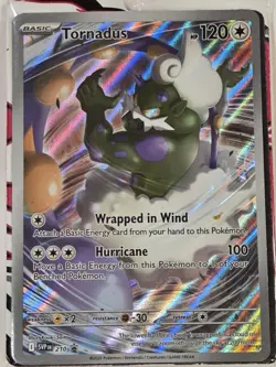Pokemon Tornadus SVP Black Star Promo Holo Scarlet & Violet 210 Full Art SEALED - Image 1