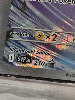Pokemon Tornadus SVP Black Star Promo Holo Scarlet & Violet 210 Full Art SEALED - Image 3
