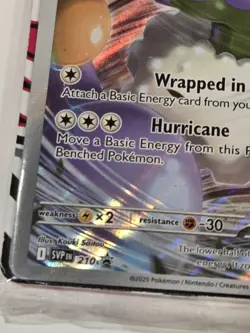 Pokemon Tornadus SVP Black Star Promo Holo Scarlet & Violet 210 Full Art SEALED - Image 4
