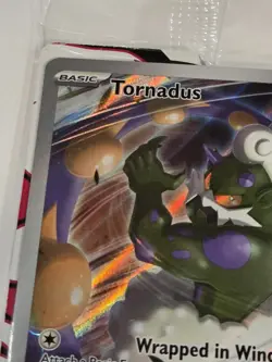 Pokemon Tornadus SVP Black Star Promo Holo Scarlet & Violet 210 Full Art SEALED - Image 5