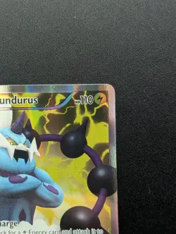 NM Pokemon Thundurus Holo Card 97/98 Emerging Powers Full Art - Image 3