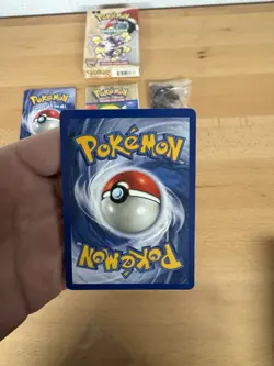 Pokemon COMPLETE IN BOX Fossil Bodyguard Theme Deck! OPENED CIB Grass Fighting - Image 3