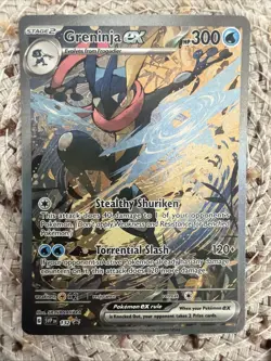Pokemon TCG Greninja EX Black Star Promo Shrouded Fable SVP132 - Image 1
