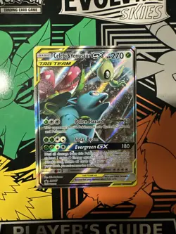 Pokemon TCG Celebi & Venusaur GX SM167 Promo Tag Team Holo Card - Image 1