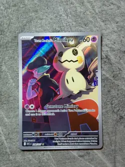 Pokemon Ascended Heroes Team Rocket’s Mimikyu 238/217 Illustration Rare NM Fresh - Image 2