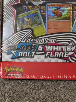 Pokemon Black Bolt and White Flare Binder + Poster Collection Sam's Club Bundle - Image 2