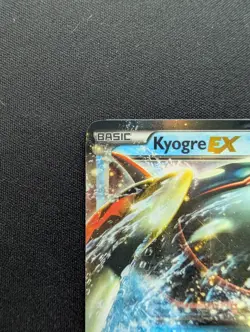NM Pokemon Kyogre EX Holo Card 26/108 Dark Explorers Extended Art - Image 2