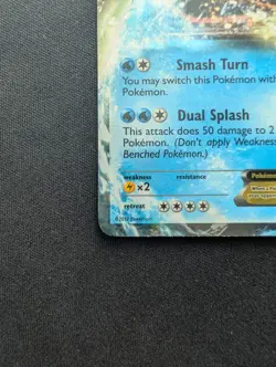 NM Pokemon Kyogre EX Holo Card 26/108 Dark Explorers Extended Art - Image 4