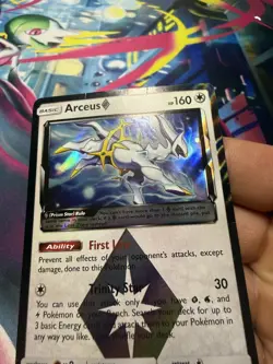 Pokemon TCG: Arceus 96/131 Prism Star Rare Holo Sun & Moon Forbidden Light - Image 2