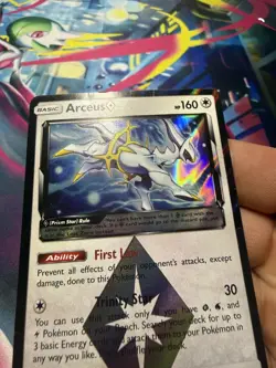 Pokemon TCG: Arceus 96/131 Prism Star Rare Holo Sun & Moon Forbidden Light - Image 3