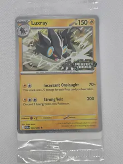 Pokemon Luxray 028/088 Perfect Order Best Buy Stamped Promo Sealed NM Mint - Image 1